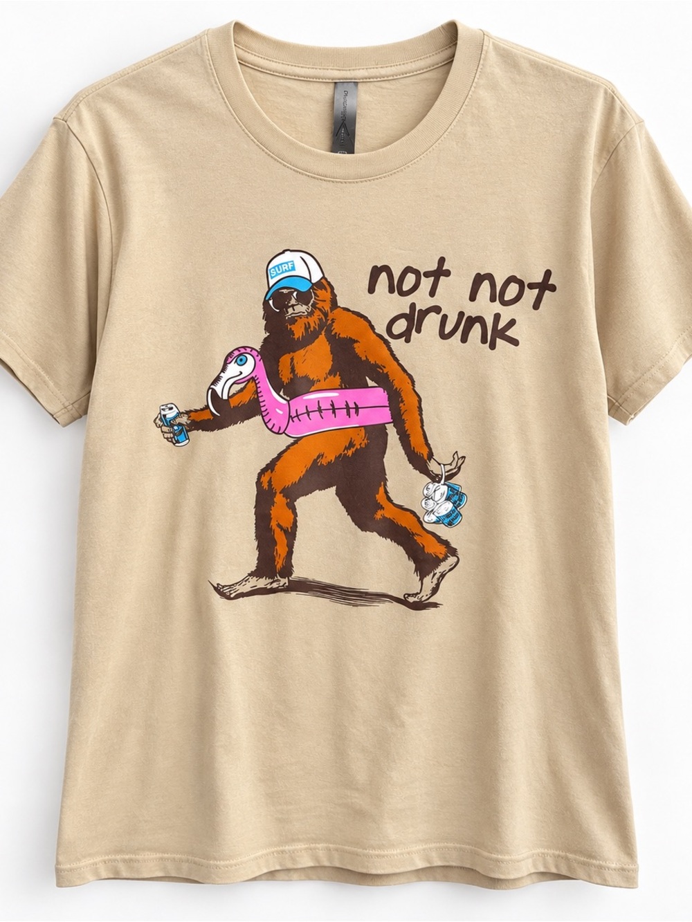 Fun 'Not Not Drunk' Graphic T-Shirt - adult